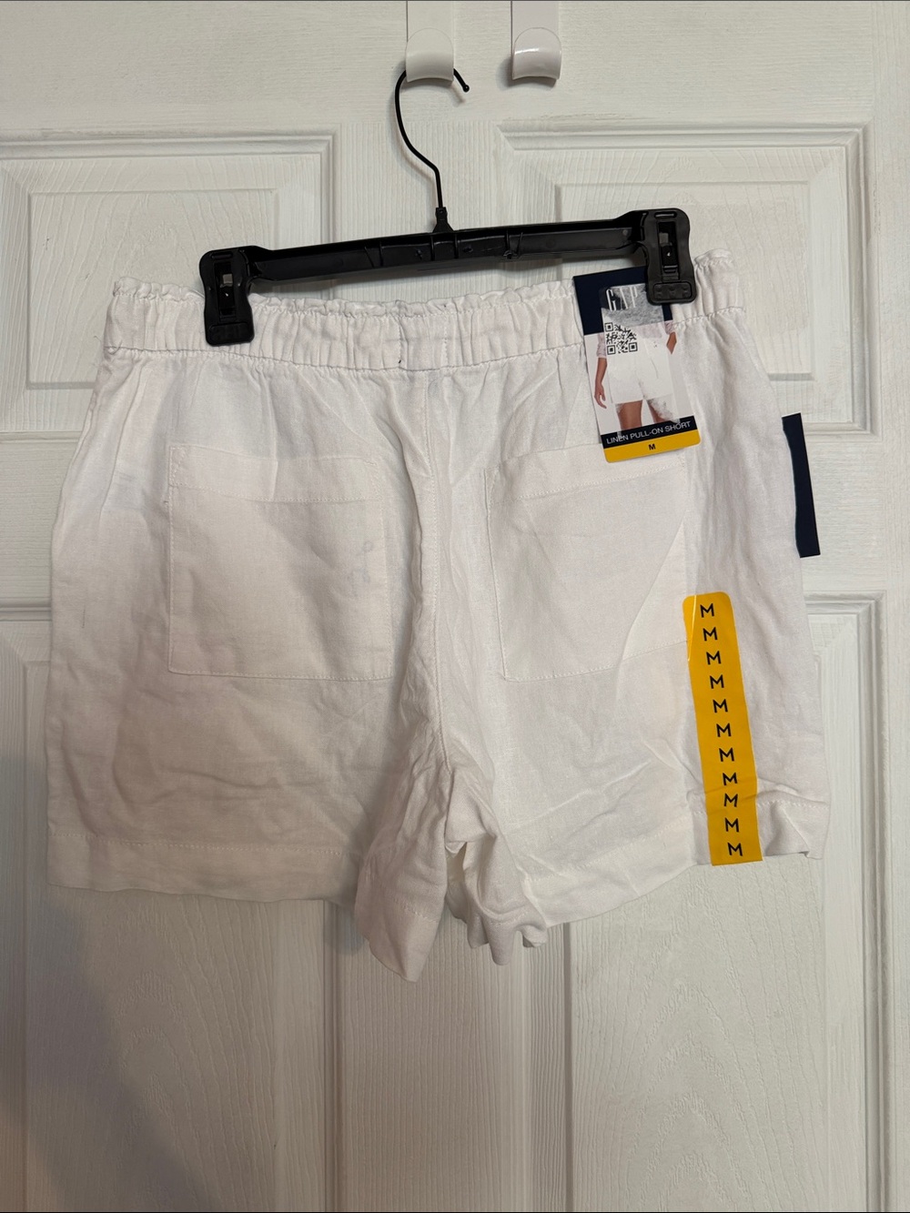 GAP White High-Waist Pull-On Women's Shorts